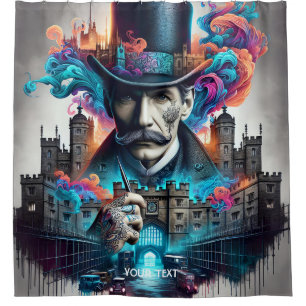 Cortina De Ducha Fantasy Cute Legendario detective Londres