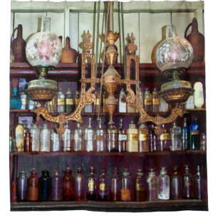 Cortina De Ducha Farmacia del siglo XIX