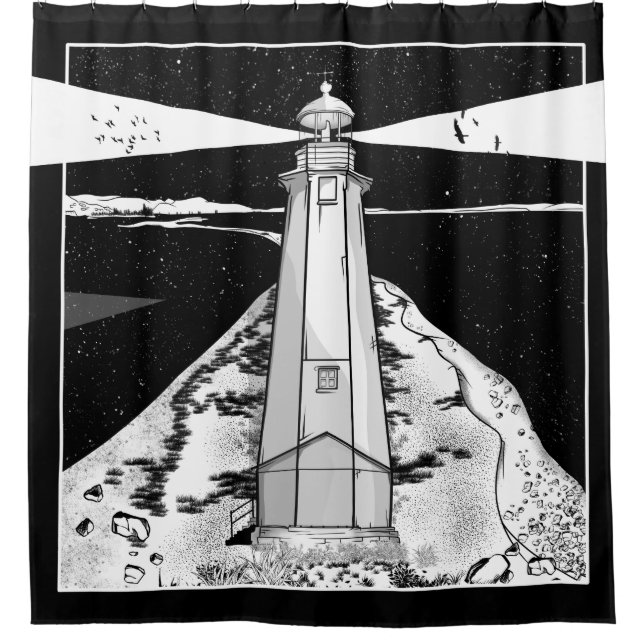 Cortina De Ducha Faro Nelson Nueva Zelanda (Anverso)