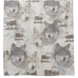 Cortina De Ducha Fauna silvestre canadiense