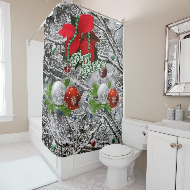 Cortina de ducha Felices vacaciones (In situ)