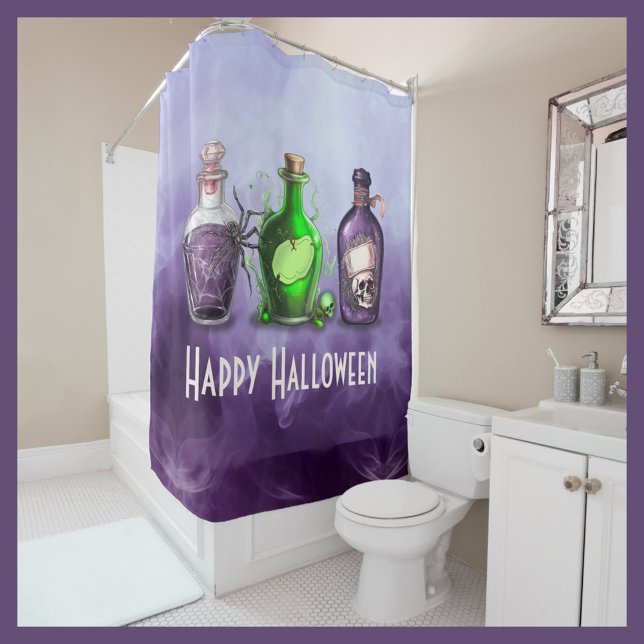 Cortina De Ducha Feliz aniversario de Halloween (Subido por el creador)