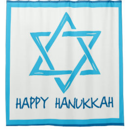 Cortina De Ducha Feliz Hanukkah