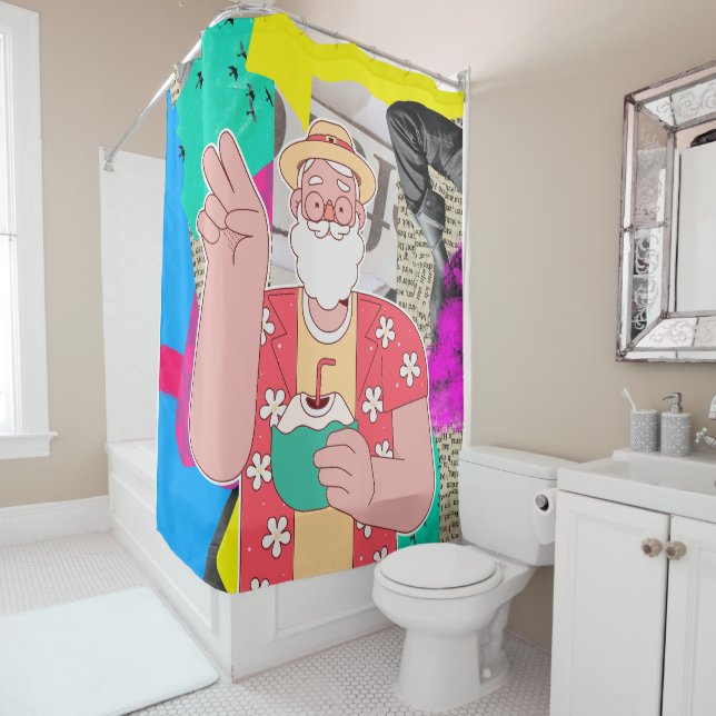 Cortina De Ducha Feliz Navidad 2024 (In situ)