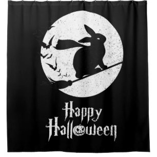 Cortina De Ducha Feliz regalo de Halloween Costume Conejo de Brujas