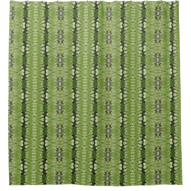 Cortina De Ducha Fern Ikat Zen (Anverso)