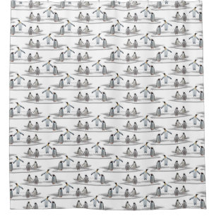 Cortina de ducha Fiesta Penguin Iceberg