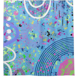 Cortina De Ducha Fireworks Show 