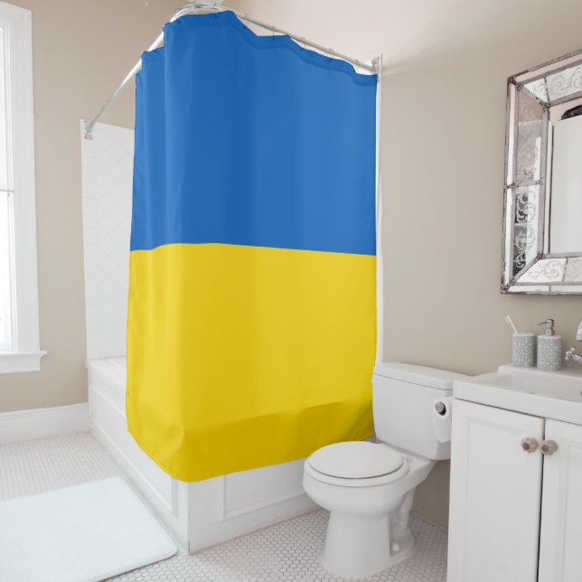 Cortina De Ducha Flag of Ukraine (In situ)