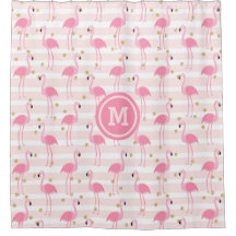 Flamingo Estampado Rosado Tropical Monograma