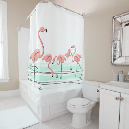 Cortina de ducha Flamingo Ocean Group