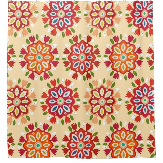 CORTINA DE DUCHA FLOR (Anverso)