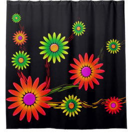 Cortina De Ducha Flor de Artsy