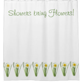 Cortina De Ducha Flor de Daffodil