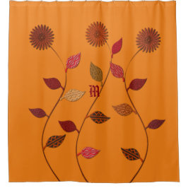 Cortina De Ducha Flor Flor Caída Floral