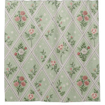 Flor Vintage Verde Campestre