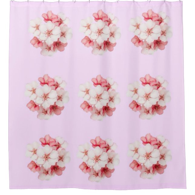 Cortina de ducha floral (Anverso)