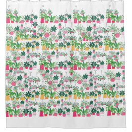 Cortina De Ducha Floral de primavera