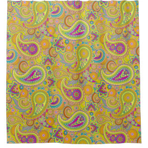Cortina De Ducha Floral Paisley sin fisuras I + tus ideas
