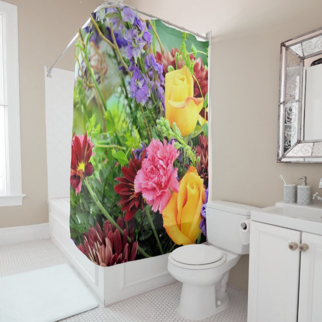 Cortina De Ducha Flores (In situ)