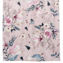 Flores acuáticas azul y Rubor de la marina