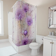 Flores Allium Pastel Soñadoras Acuarela