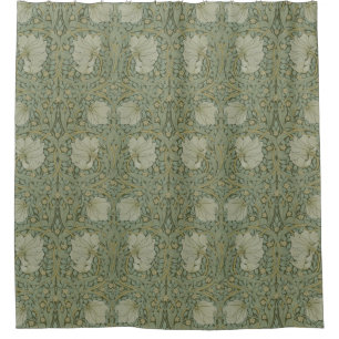 Cortina De Ducha Flores de época Floral William Morris Pimpernel