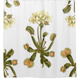 Cortina De Ducha flores florales venus flytrampa