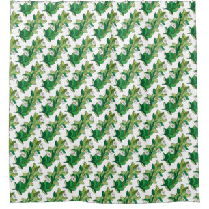 Cortina De Ducha Flores originales a la moda de patrón floral chamo