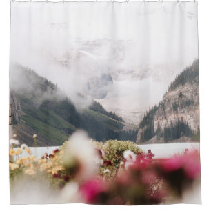 CORTINA DE DUCHA FLORES PURPLE PETALED