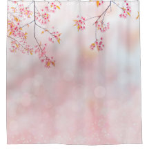 Flores rosas en una rama empobrecida