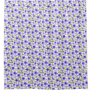 Cortina De Ducha Flower Fun Purple Unique