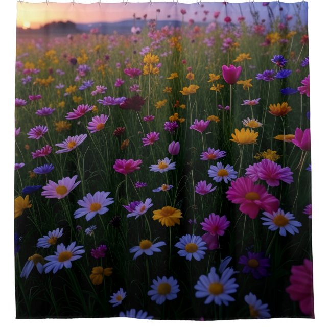 Cortina De Ducha Flowers Shower Curtain (Anverso)