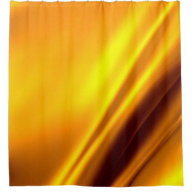 Cortina De Ducha Fondo abstracto de ondear oro (Anverso)