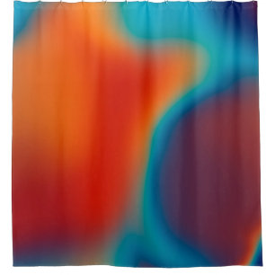 Cortina De Ducha Fondo de borrosidad abstracta con luz azul colorid