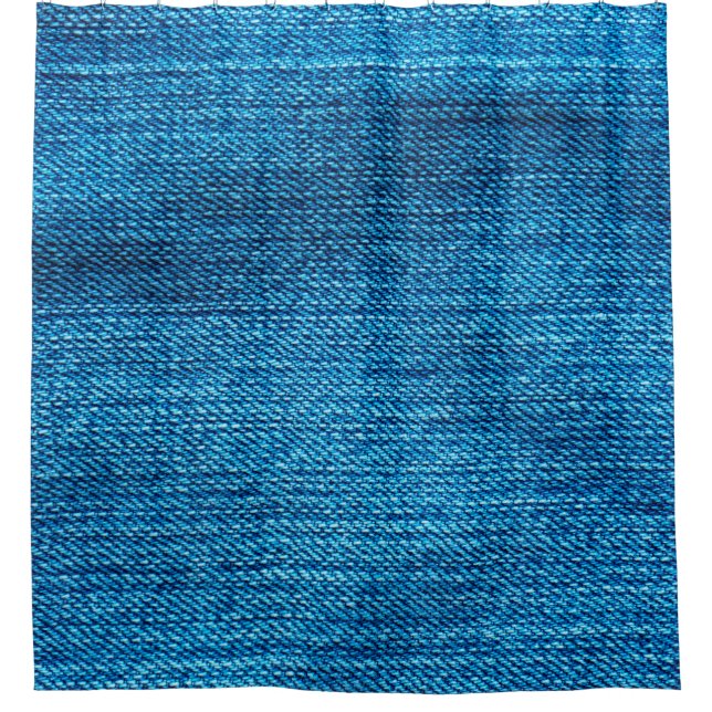 Cortina De Ducha fondo de denim azul utilizado como fondo (Anverso)