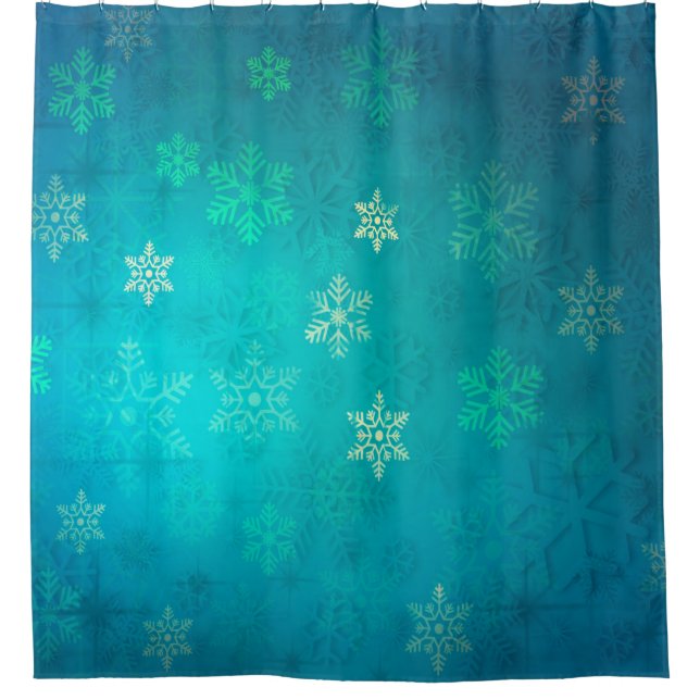 Cortina De Ducha fondo de la estrella de navidades (Anverso)