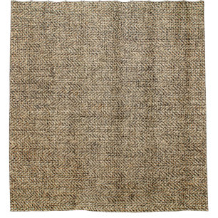 Cortina De Ducha Fondo de lino natural, bagaje, beige
