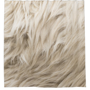 Cortina De Ducha Fondo de textura con flotación de lana blanca