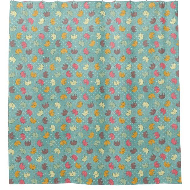 Cortina De Ducha fondo del bebé (Anverso)
