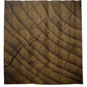 Cortina De Ducha  Fondo Natural De Madera De Pino. Material crudo. 