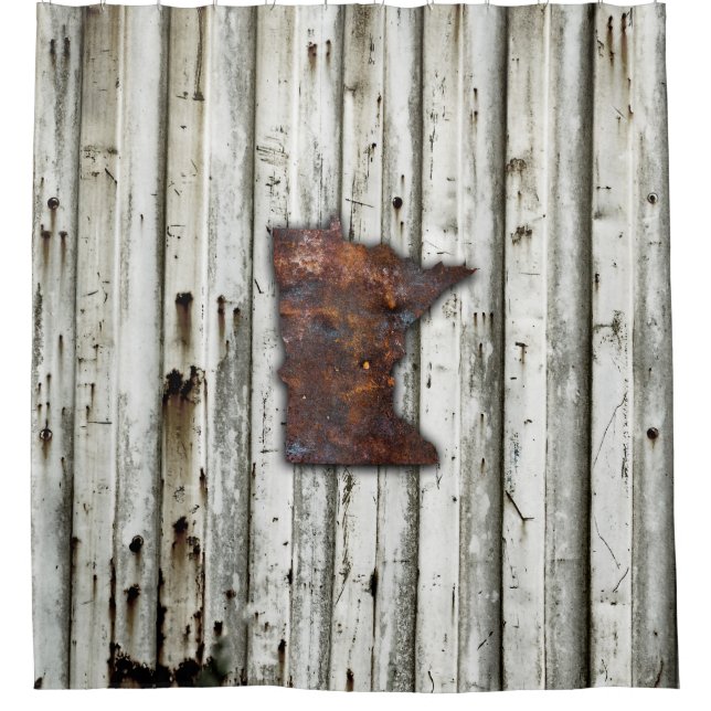 Cortina De Ducha Forma Rusty Minnesota (Anverso)