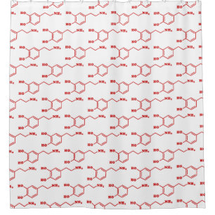 Cortina De Ducha Fórmula química molecular de dopamina