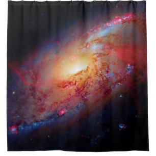 Cortina De Ducha Foto del espacio exterior de la Galaxia espiral Me