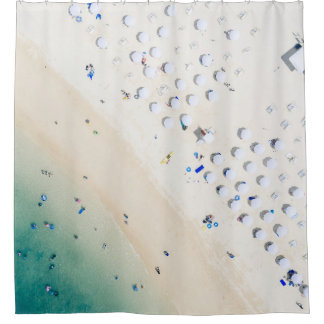 Cortina De Ducha Fotografía aérea de la costa