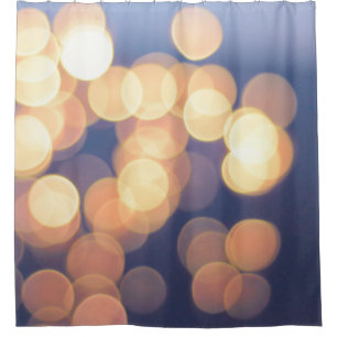 Cortina De Ducha Fotografía de las luces en Bokeh
