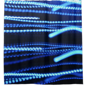 Cortina De Ducha Fotografía macro de luces
