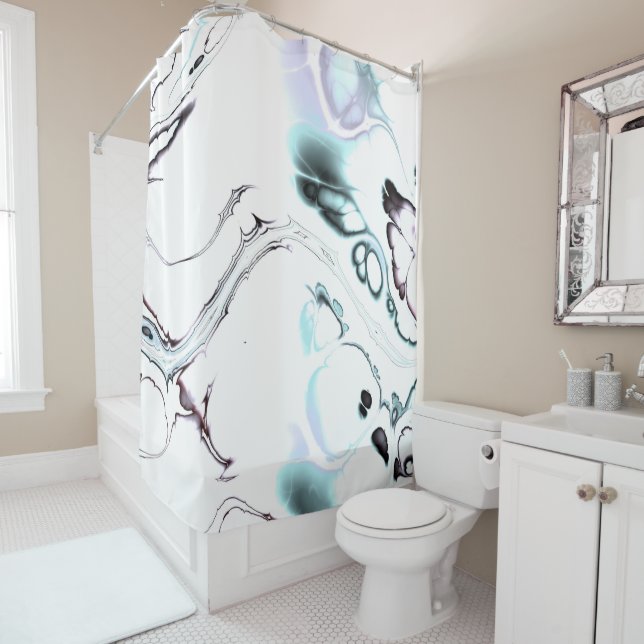 Cortina De Ducha fractal suave 2 (In situ)