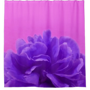 Cortina De Ducha Frambuesa púrpura elegante floral