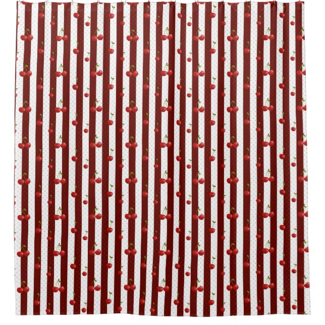 Cortina De Ducha Fresas dulces (Anverso)